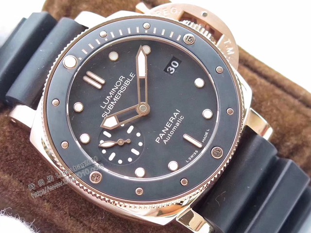 沛納海男士腕表 Pam684 ZF出品 小口徑玫瑰金表  gjs1750